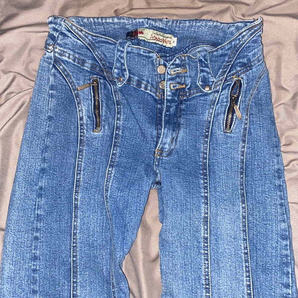 Low rise vintage bootcut jeans